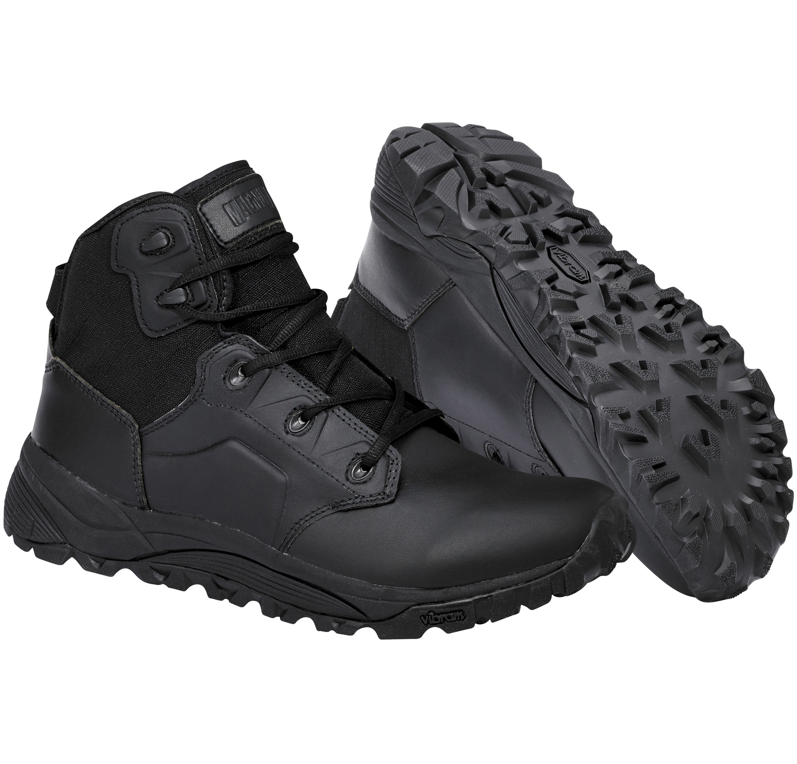 New Mens Magnum MACH 2 5.0 Black Lightweight Combat Police Ankle Boots ...