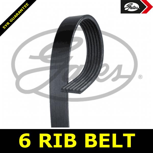 Gates Drive Belt Fan Rib-Belt Alternator for HONDA CIVIC 1.4 1.6 1.7 No Ac