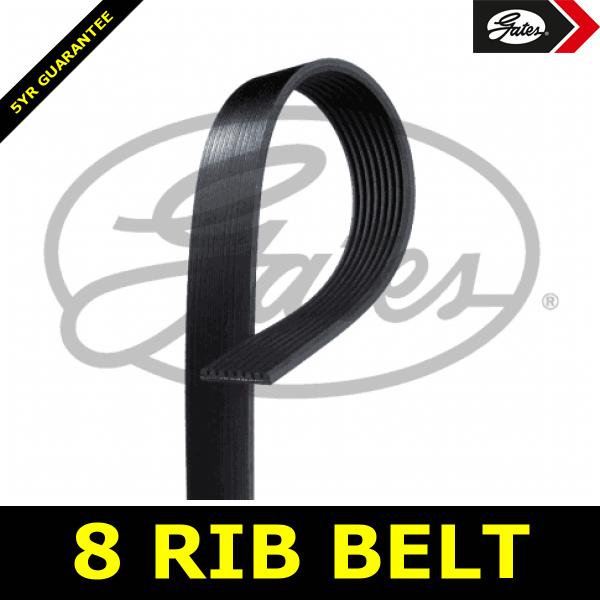 Gates Drive Belt Fan Rib-Belt Alternator for MAZDA 6 2.0 2.2 R2AA R2BF RF7J GH