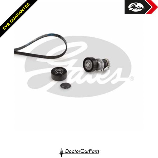 Gates Drive Belt Kit Alternator for AUDI A4 1.9 2.0 CHOICE2/2 TDI W/Ac B6 B7