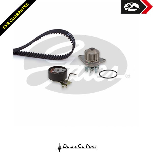 Gates Timing Cam Belt and Water Pump Kit for CITROEN C2 1.1 TU1JP 60bhp