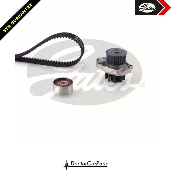 Gates Timing Cam Belt and Water Pump Kit for FIAT 500 1.2 169A4.000 312 69bhp