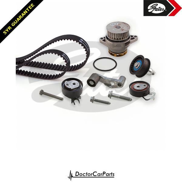 Gates Timing Cam Belt and Water Pump Kit for VW LUPO 1.6 GTI AVY 125bhp