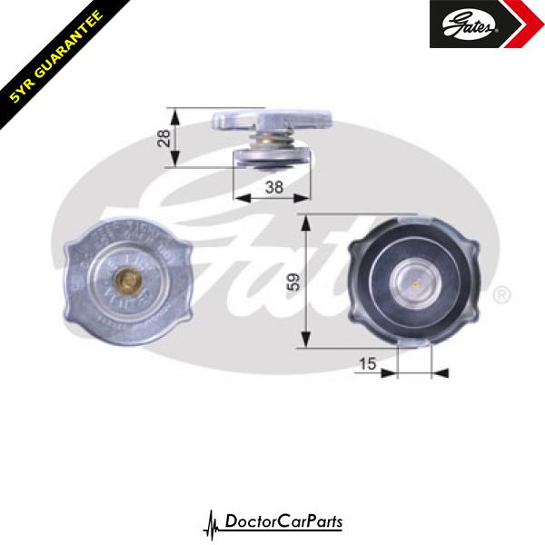 Gates Radiator Cap for JEEP CHEROKEE 2.5 4.0 4.2 XJ EPE ERH MX