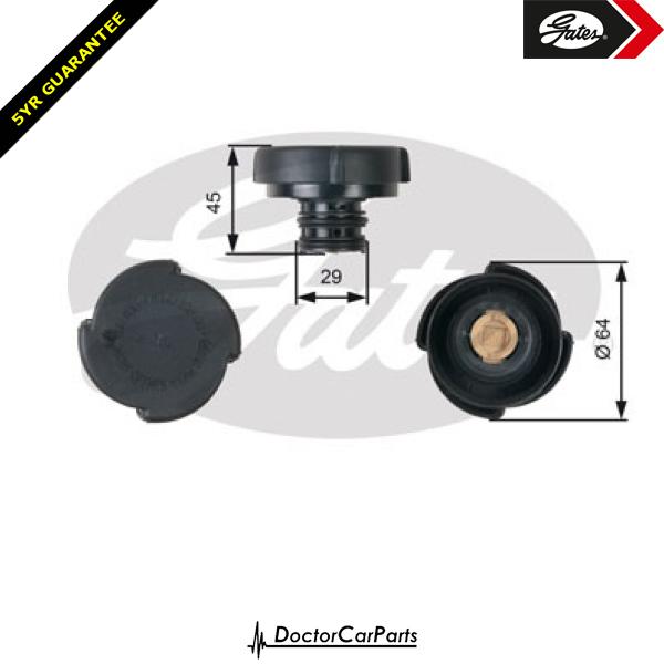 Gates Radiator Cap Expansion for BMW E36 2.8 328i M52 193bhp