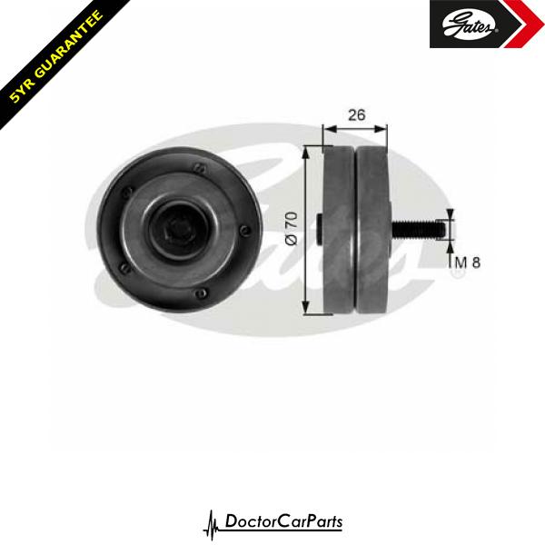 Gates Belt Idler Pulley Alternator for MINI R50 R53 1.6 S W11 B16 A