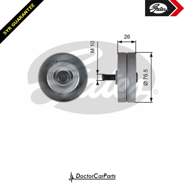 Gates Belt Idler Pulley Alternator for VAUXHALL COMBO 1.7 CDTI DI DTI W/Ac C