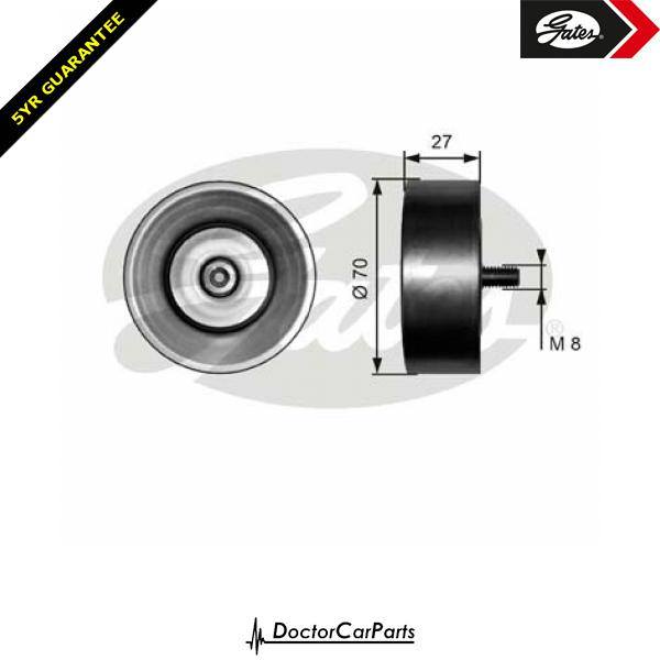 Gates Belt Idler Pulley Alternator for BMW E60 2.0 2.5 3.0 M47 M57 XDRIVE