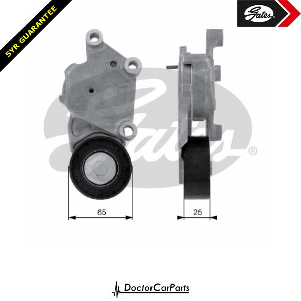 Gates Belt Tensioner Pulley Alternator for FORD FOCUS 1.6 CHOICE2/2 W/Ac C-MAX