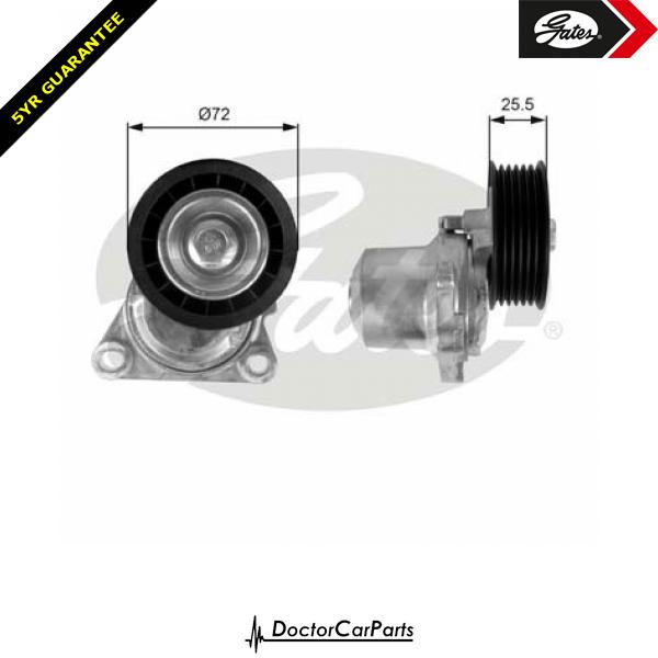 Gates Belt Tensioner Pulley Alternator for FORD FIESTA 2.0 ST150 N4JB JD JH