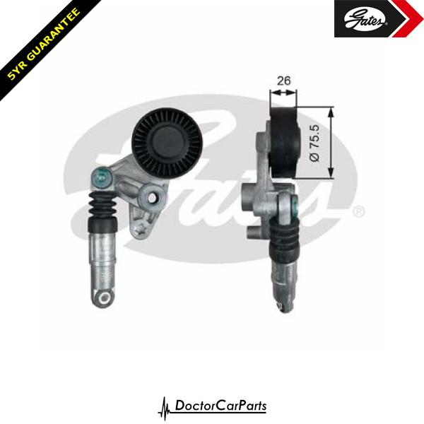 Gates Belt Tensioner Pulley Alternator for AUDI A6 2.7 3.0 CHOICE1/2 TDI C6 4F