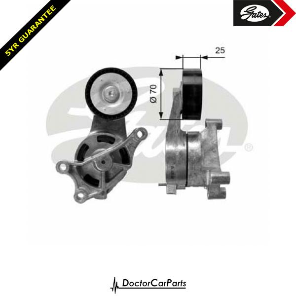 Gates Belt Tensioner Pulley Alternator for VW GOLF 2.0 GTI 1K 5K Mk5 Mk6