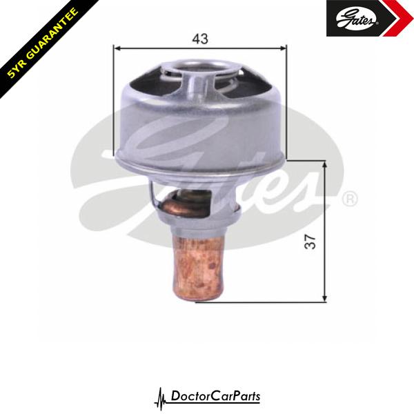 Gates Thermostat for RENAULT SUPER 5 1.4 CHOICE2/2 840 730 C1J C2J C3J