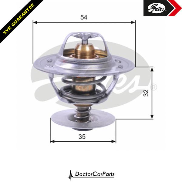Gates Thermostat for VW PASSAT 1.9 TD TDI 1Z AAZ AFN AHU AJM ATJ AVB AVF BKC