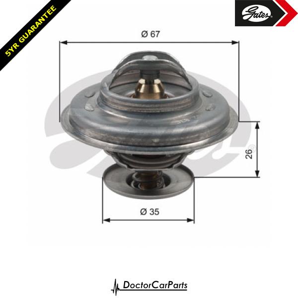 Gates Thermostat for BMW E36 2.0 2.5 2.8 320i 323i 325i 328i M50 M52