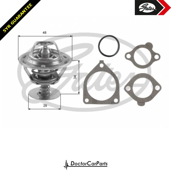 Gates Thermostat for NISSAN PRIMERA 1.8 QG18DE P11 P12 WP11 WP12 114bhp 115bhp