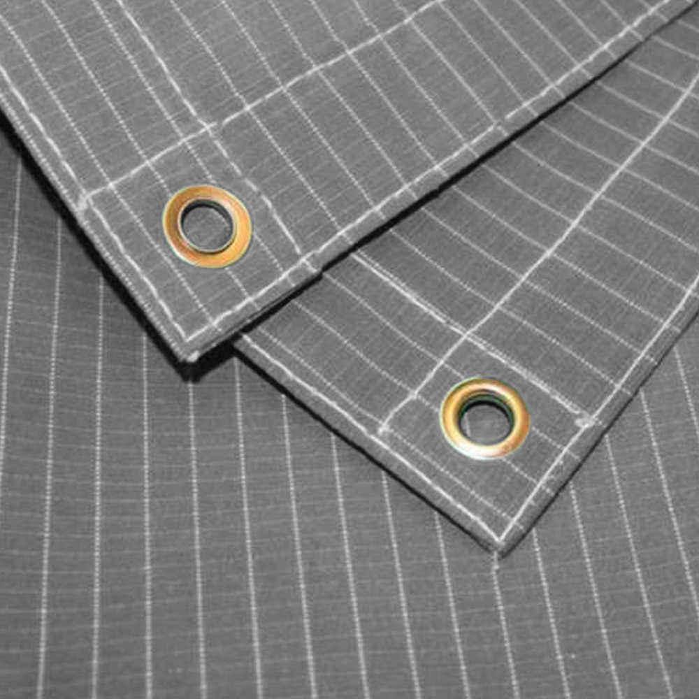 2.7M X 3.6M GREY RIPSTOP CANVAS TARPAULIN WITH EYELETS 505164368350 eBay