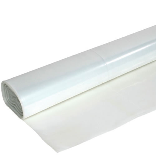 10M x 2M Clear Plastic Sheeting 60Mu Thick Many Uses