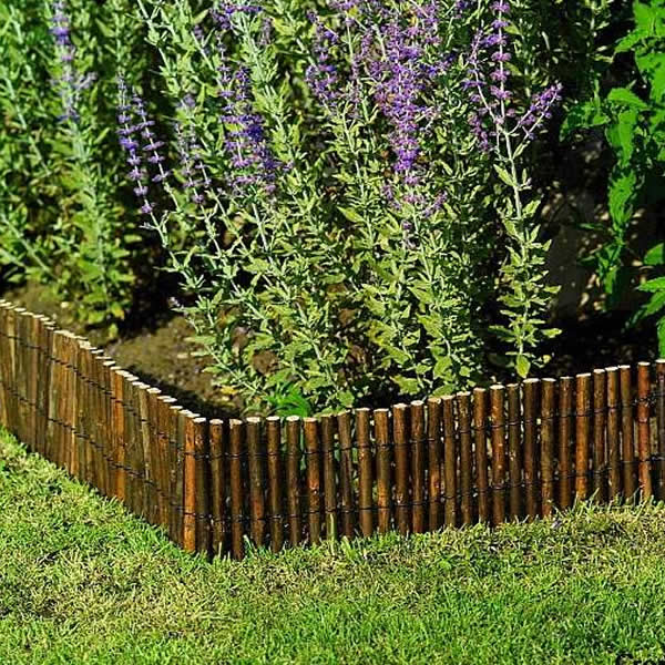 BAMBOO EDGING GARDEN LAWN GRASS DECORATIVE FLEXIBLE PRETTY ... BAMBOO EDGING GARDEN LAWN GRASS DECORATIVE FLEXIBLE PRETTY