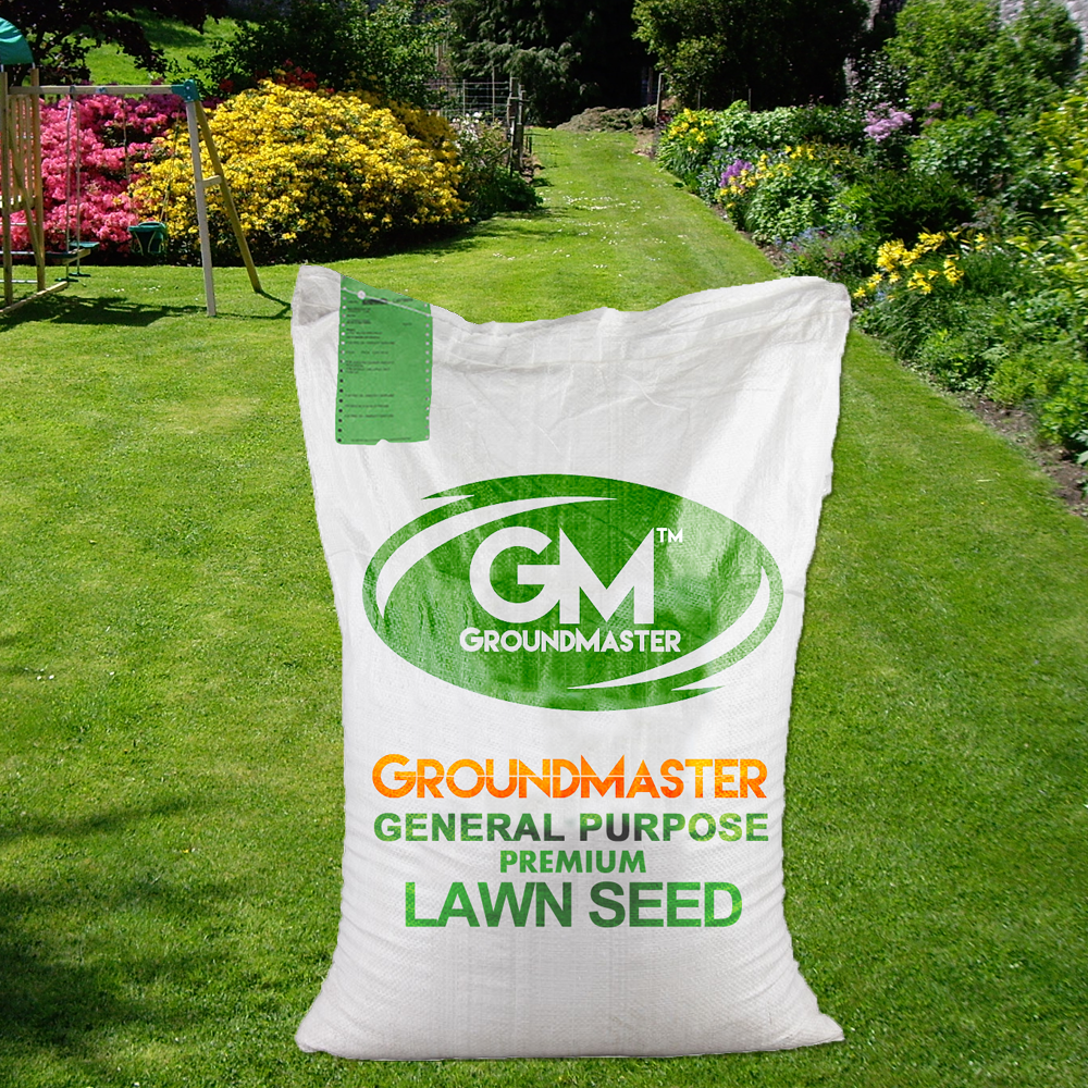 groundmaster general purpose garden premium back lawn grass seed various sizes image 2