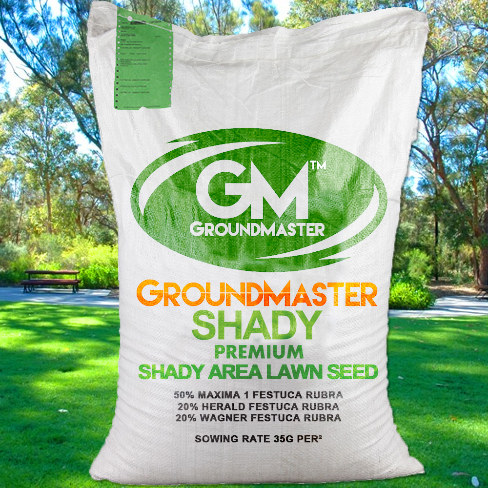 GroundMaster Shady Premium Dark Lawn Area Quality Grass Seed Various