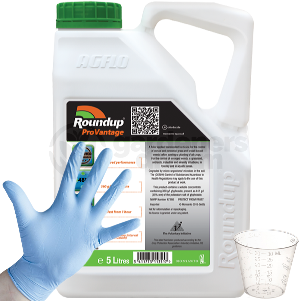 Roundup Pro Vantage 480 Glyphosate Weedkiller 1 x 5 Litre Strong