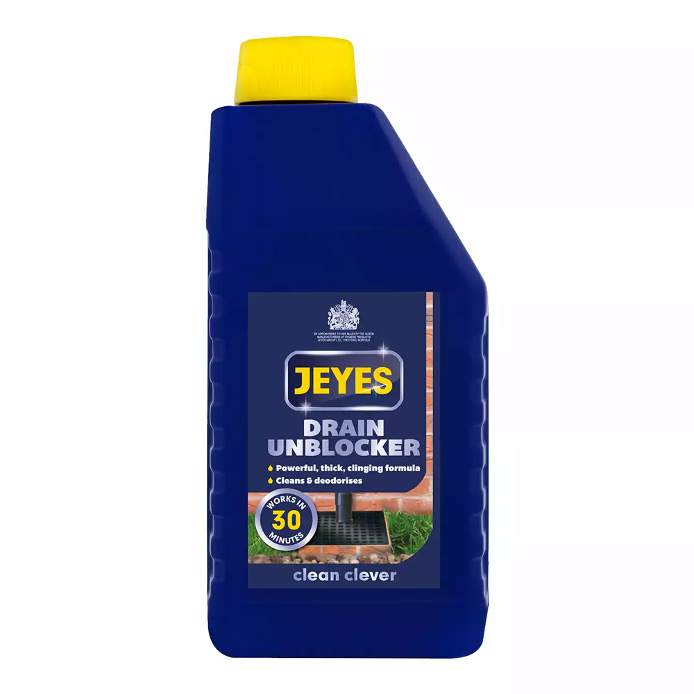 JEYES FLUID 500ML DRAIN CLEANER UNBLOCKER DISINFECTANT DEGREASING