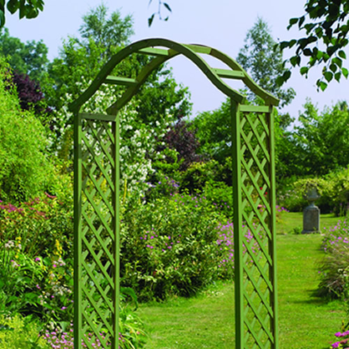 GARDMAN ELEGANCE WOODEN ARCH GREEN DECORATIVE GARDEN ... GARDMAN ELEGANCE WOODEN ARCH GREEN DECORATIVE GARDEN