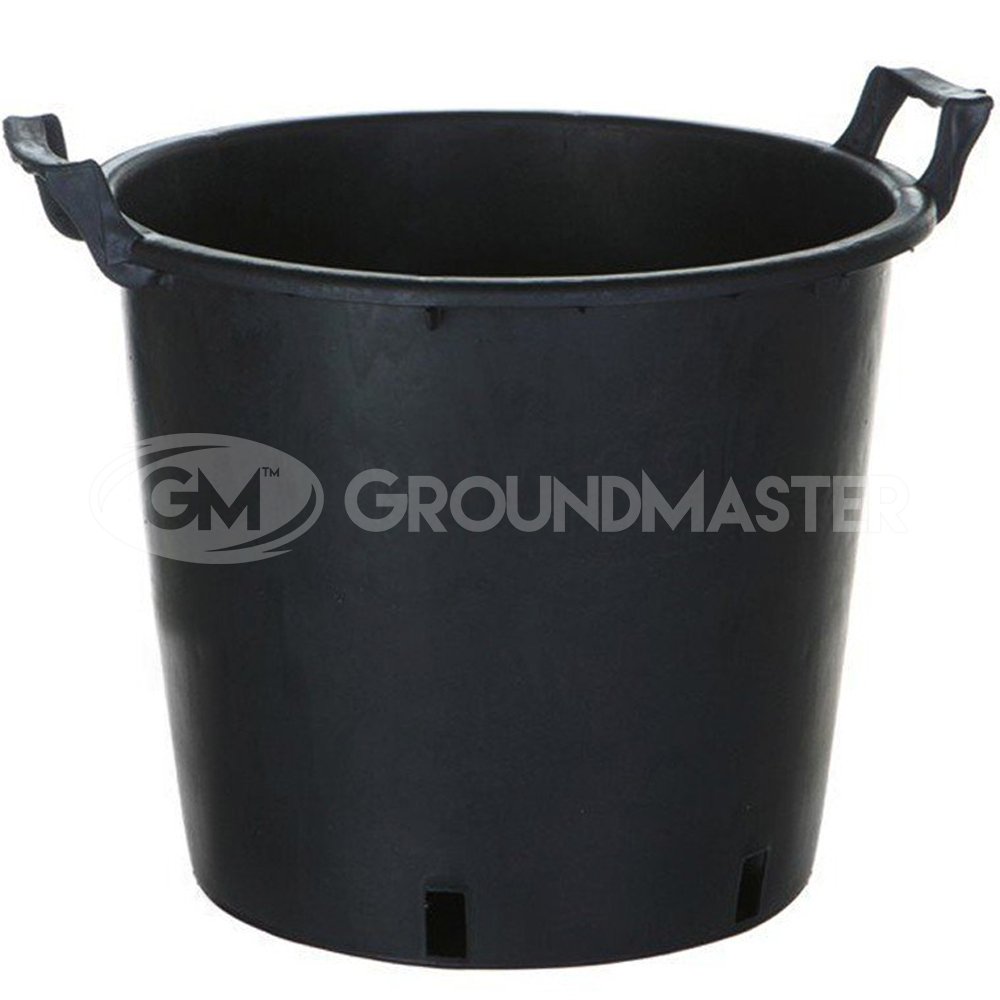 GroundMaster 35L Heavy Duty Plant Pots - Plastic Garden Soil Tree Container