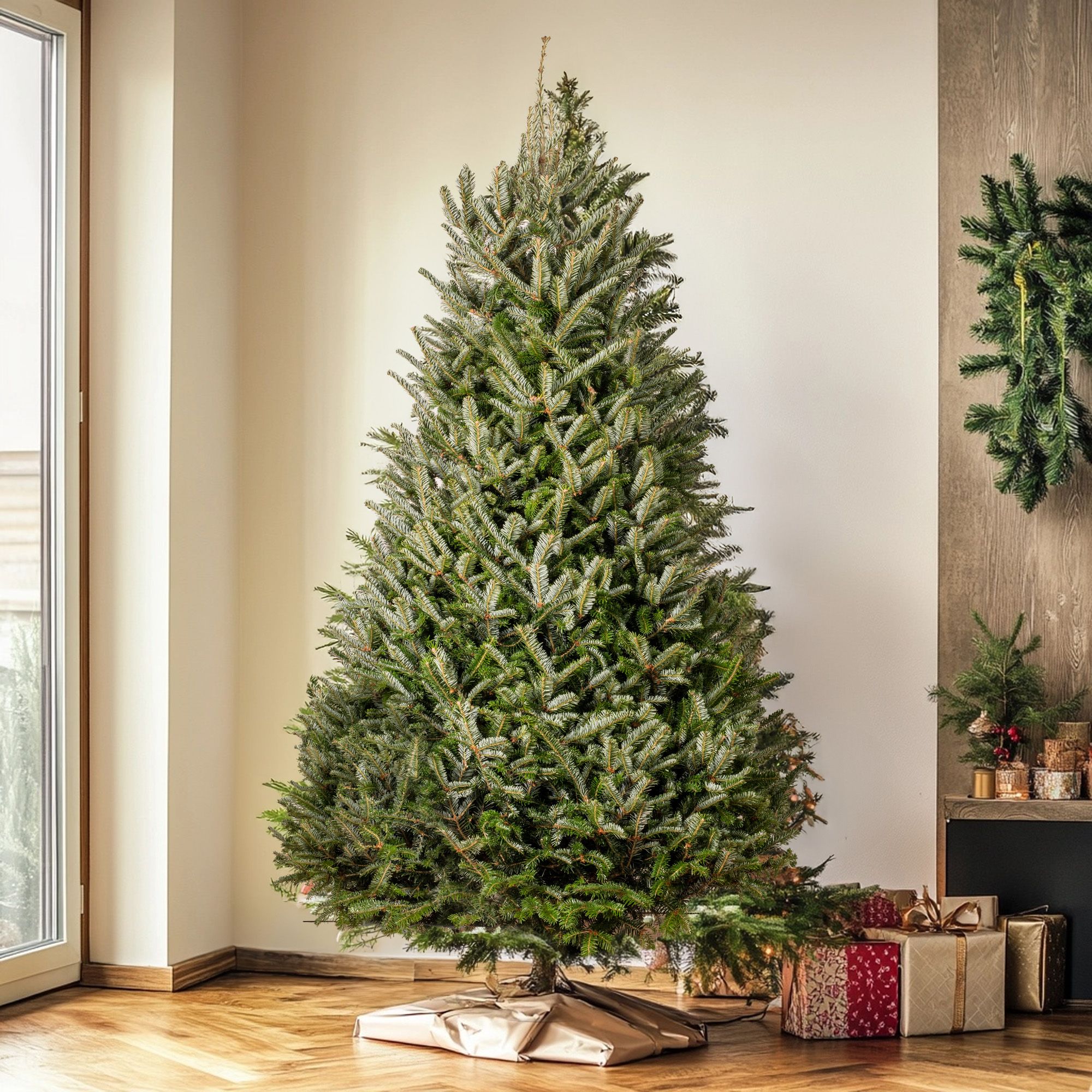 Fraser Fir Fresh Cut Christmas Tree - Real Live Fresh Seasonal Xmas Tree - Picture 55 of 90