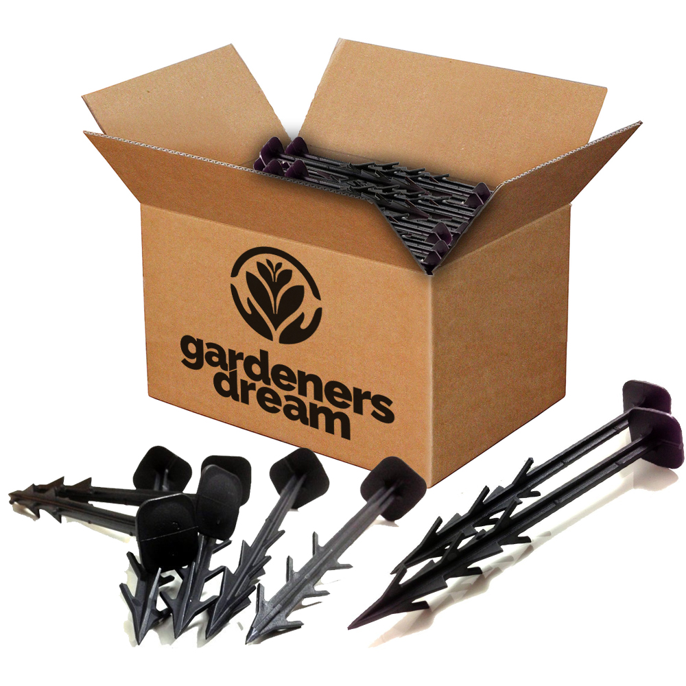 1M X 50M HEAVY DUTY WOVEN WEED CONTROL GROUND MULCH LANDSCAPE FABRIC +50 PEGS eBay