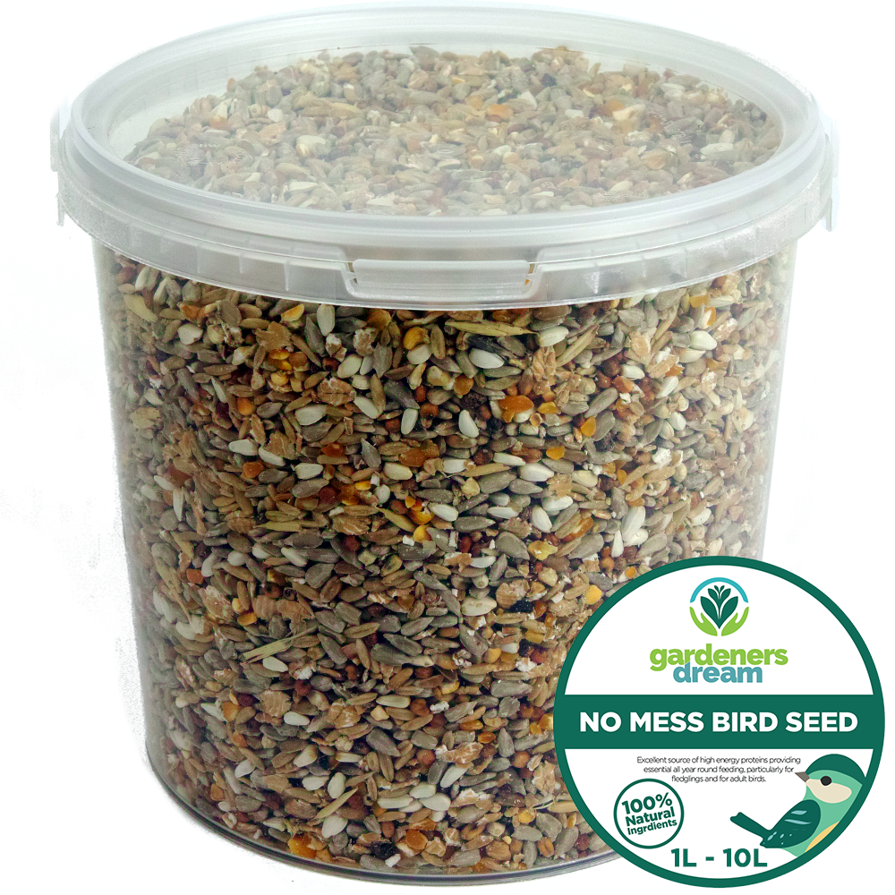 GardenersDream No Mess Seed Mix All Year Round Wild Bird Food For