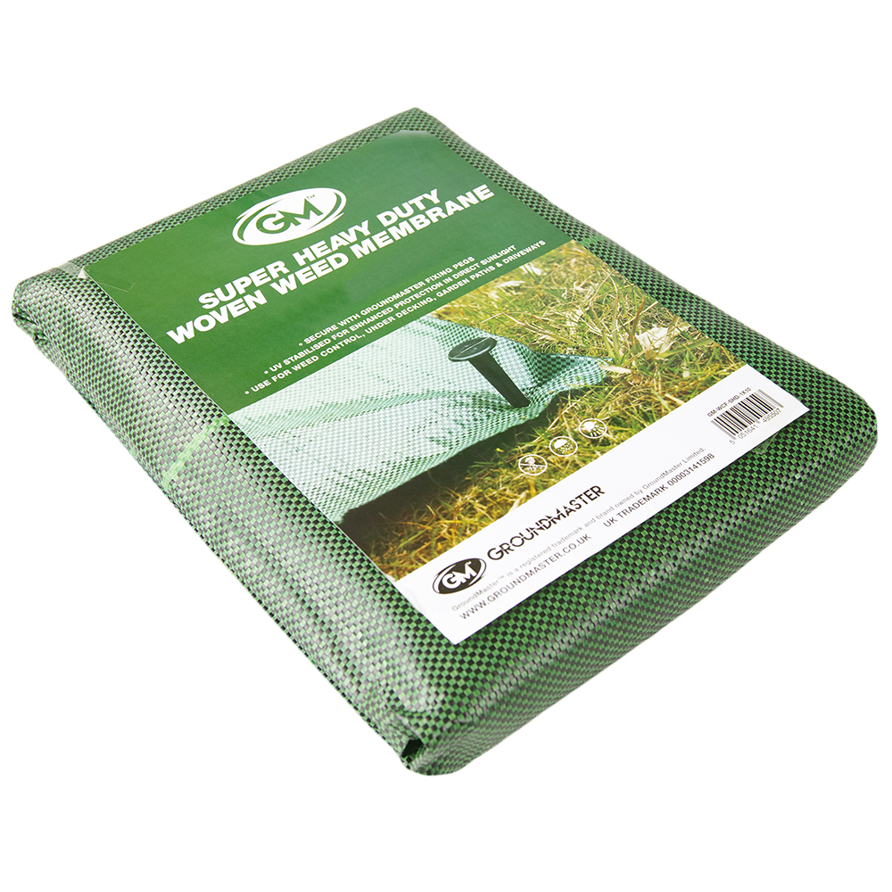 Groundmaster 125gsm Green Super Heavy Duty Weed Control Fabric Cover 