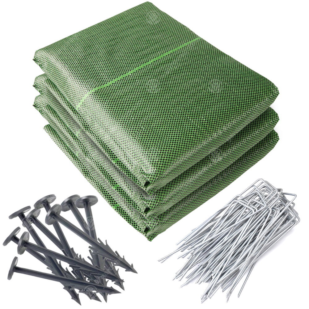 GardenersDream Green Extra Strong 125gsm Weed Suppressant Membrane