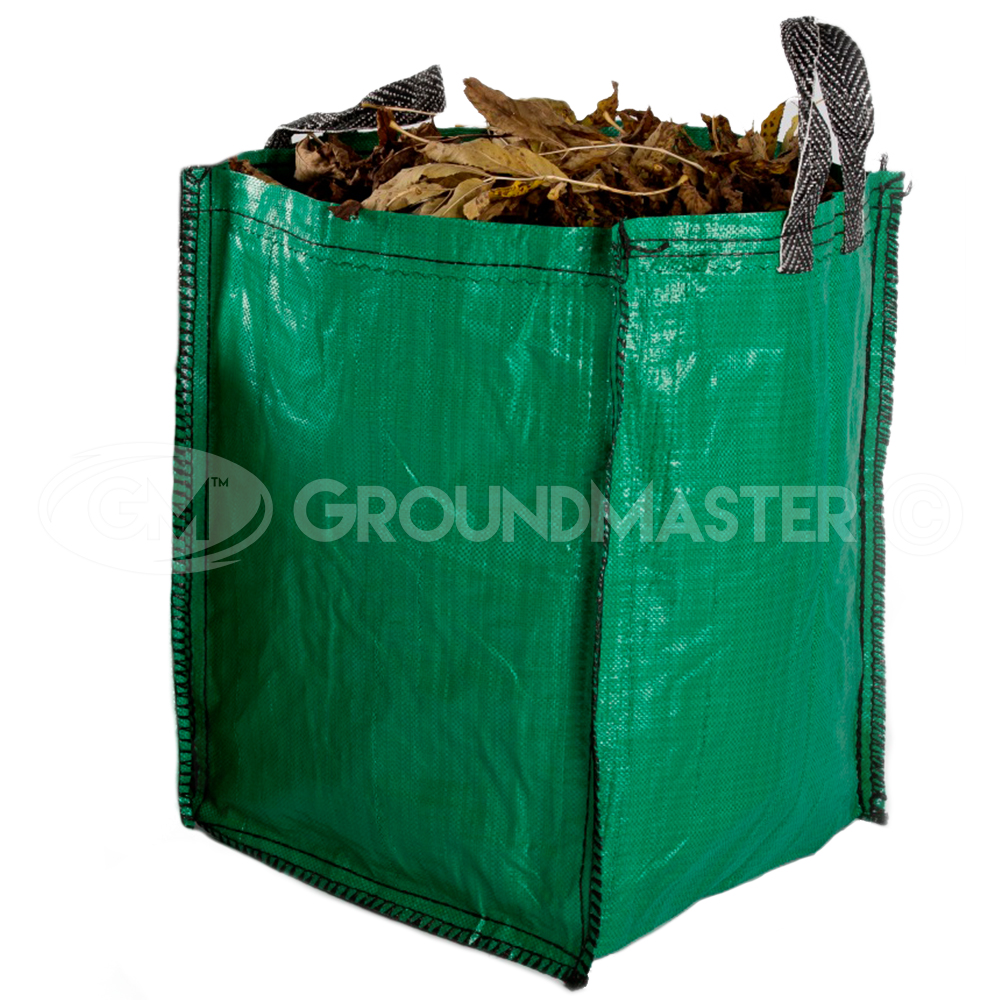 GroundMaster 150L Garden Waste Bags - Large Heavy Duty Refuse Sacks With Handles - Picture 15 of 30