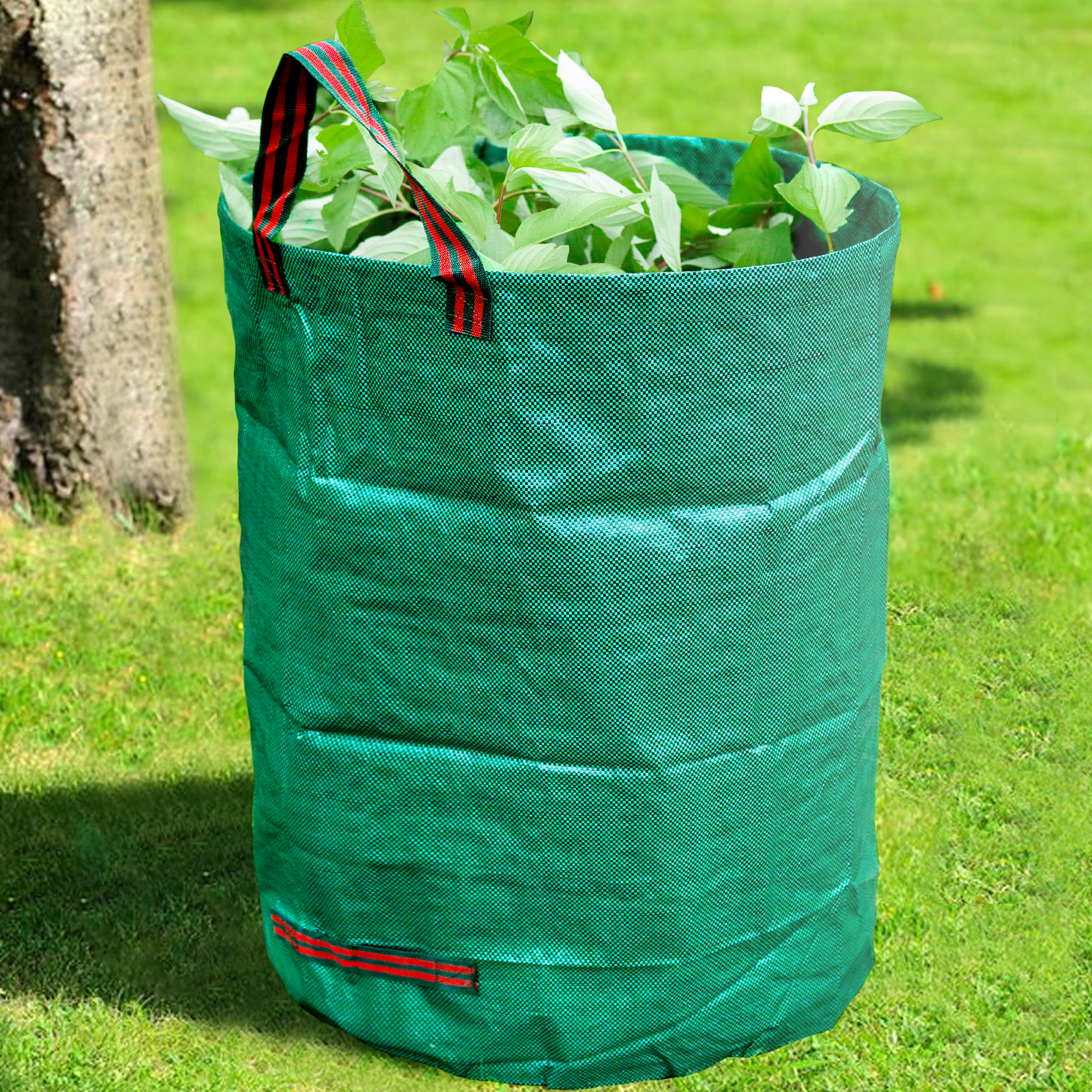 GroundMaster 300L Round Garden Waste Bags - Heavy Duty Reinforced Storage Sacks - Picture 30 of 61