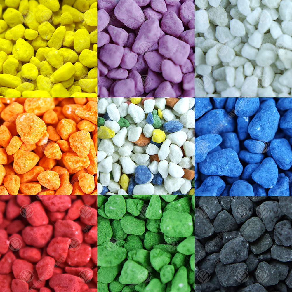 GardenersDream Coloured Plant Pot Garden Gravel Premium Stones for