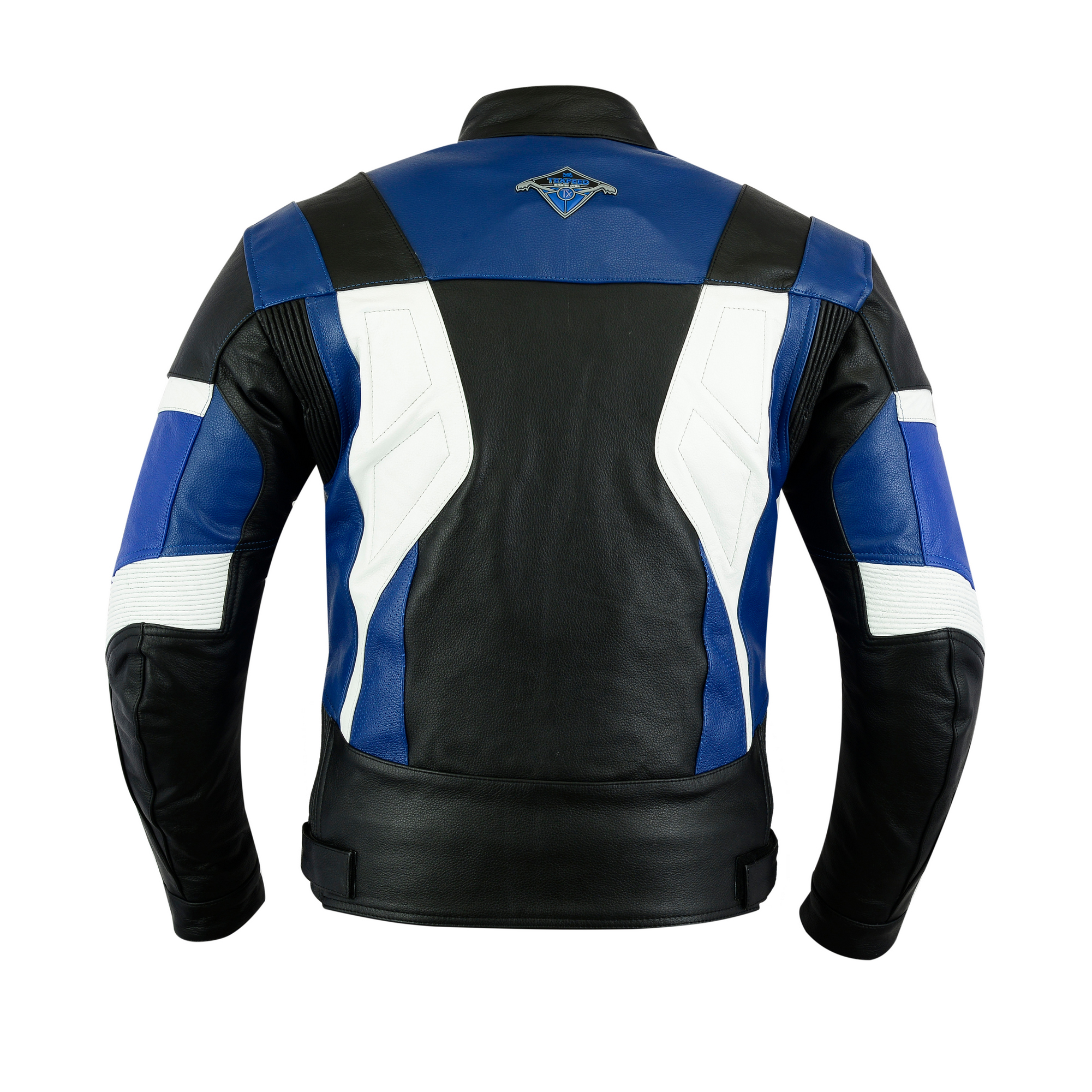 Blue motorbike jacket