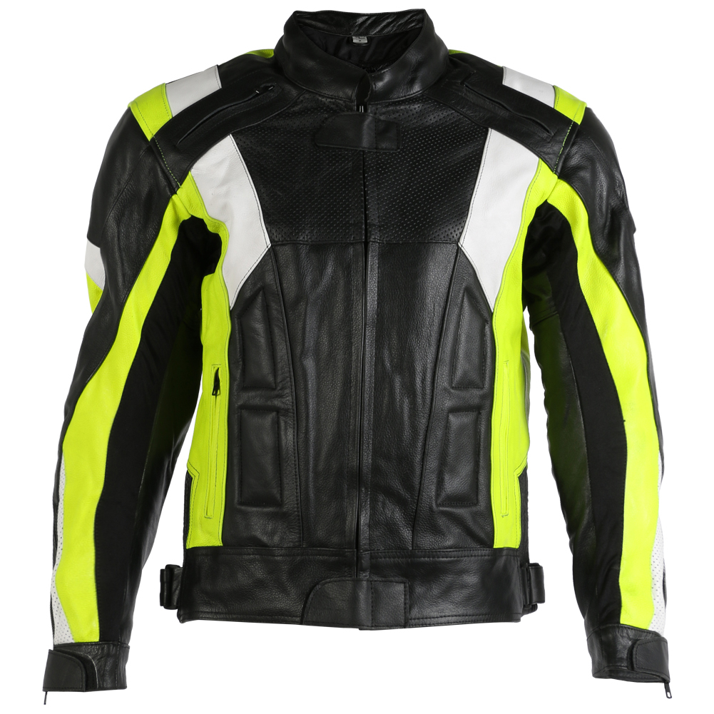 Texd Mens Lumino Leather Racing Jacket Jackets Bike Texd Mens Lumino Leather Racing Jacket