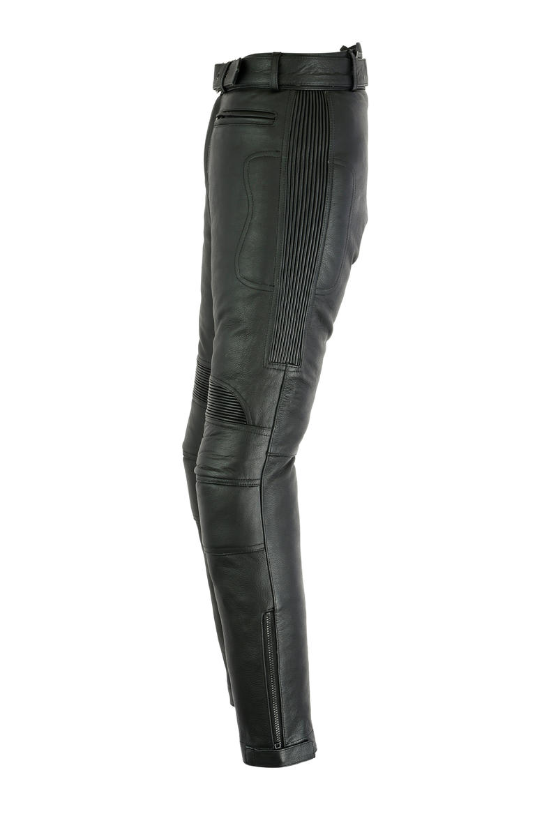 Leather Motorbike Motorcycle Trousers Biker Touring With CE Armour