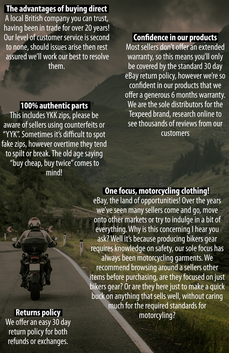 texpeed motorcycle clothing