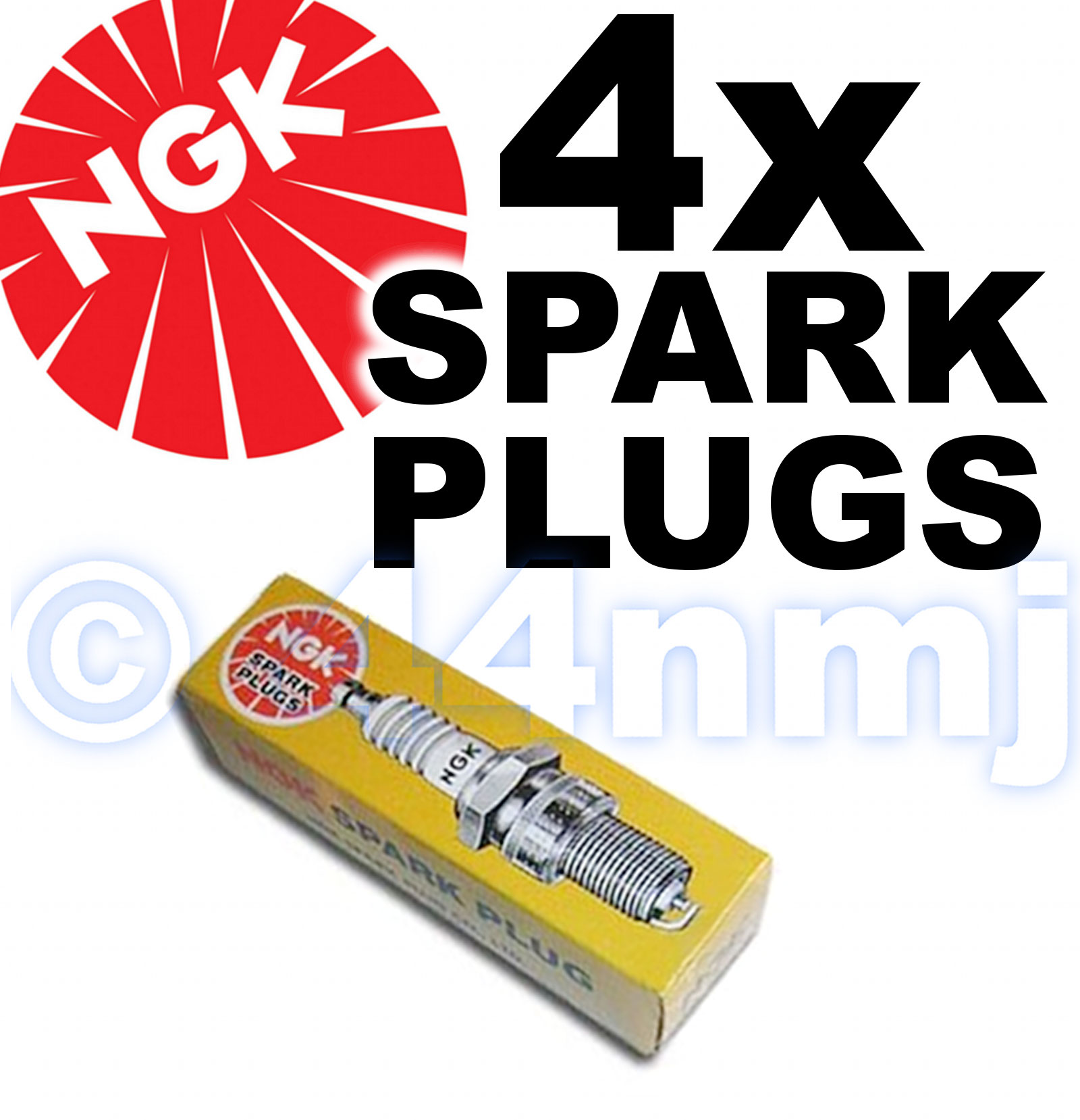 NGK Replacement Spark Plug set Part Number: BCPR6ES-11 No 7121 6pk 6 Pack