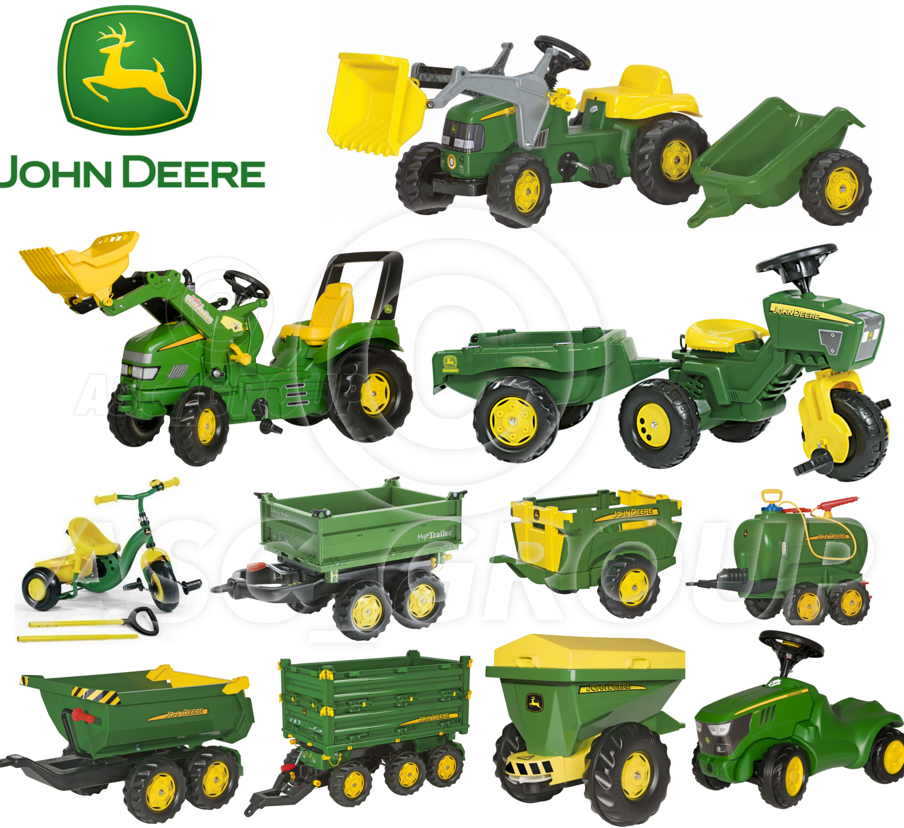 rolly toys john deere pedal tractor