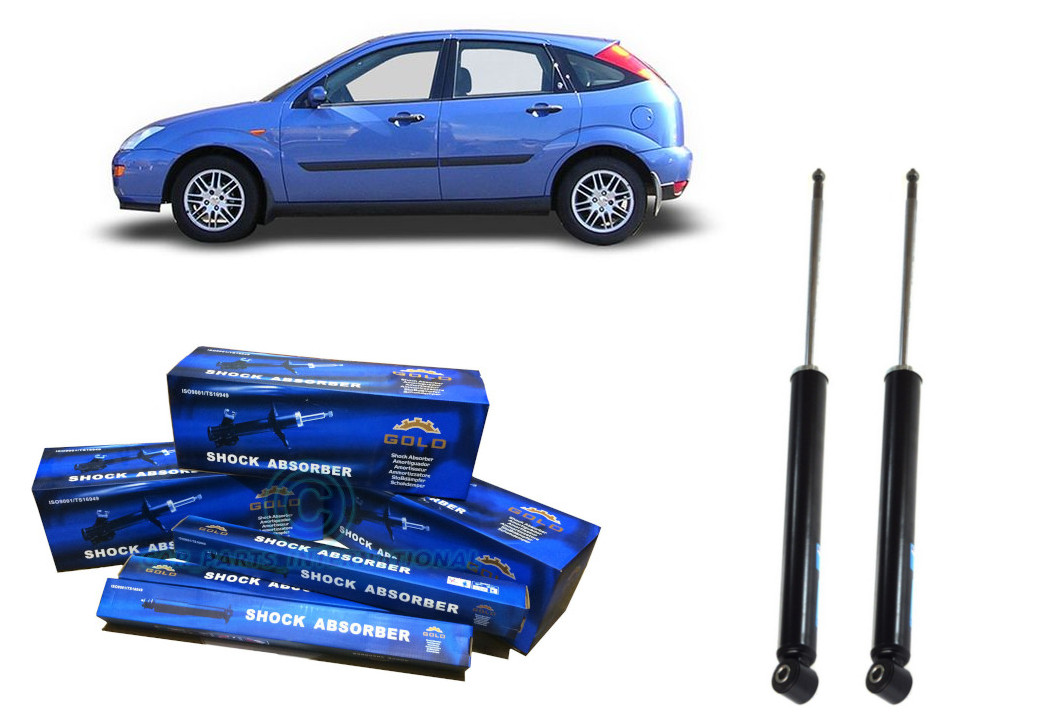 Shock Absorber Rear PAIR fits Ford Focus MK1 (DAW, DBW, DFW) 1998