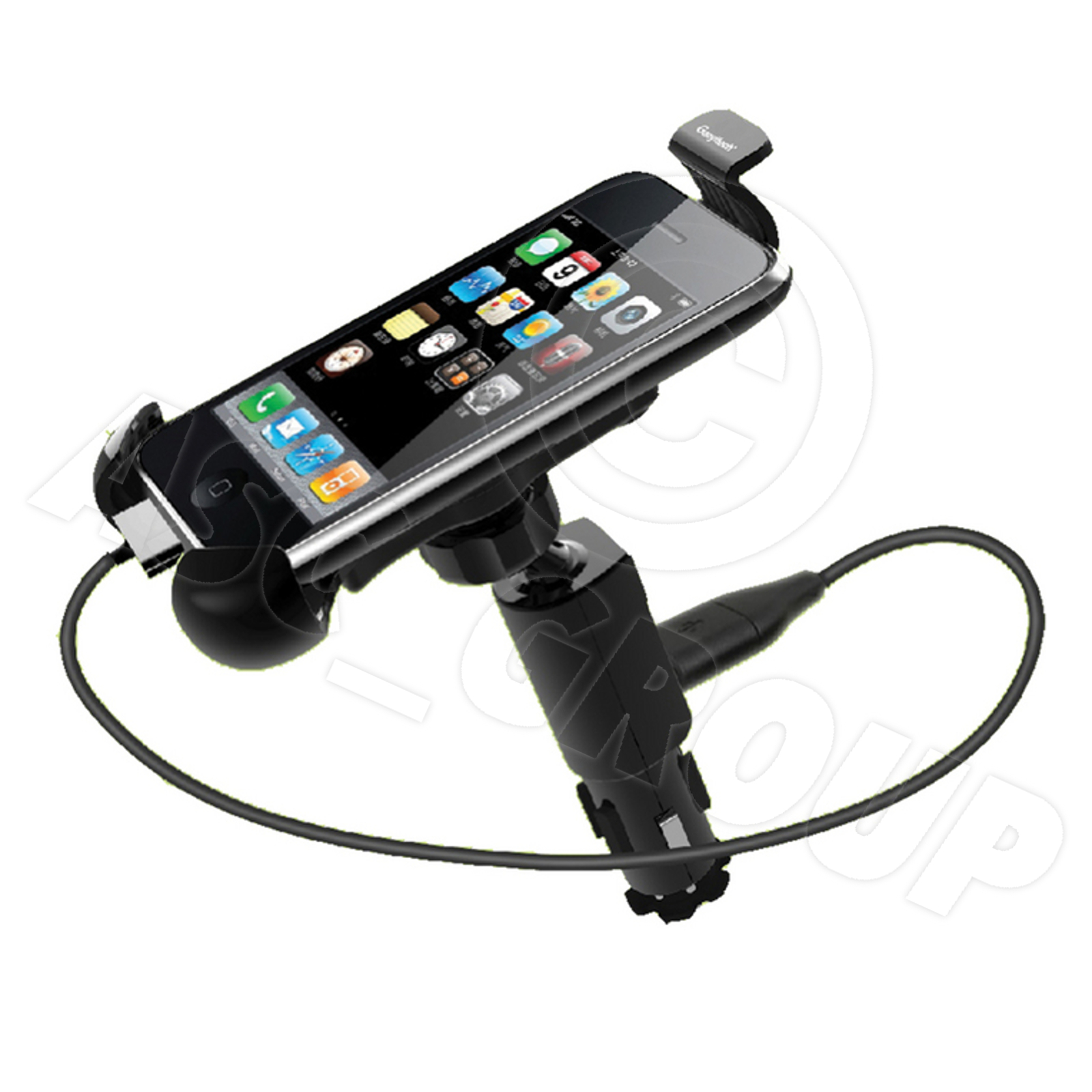 Sakura 12v / 24v Universal Mobile Phone Charging Cradle Holder USB