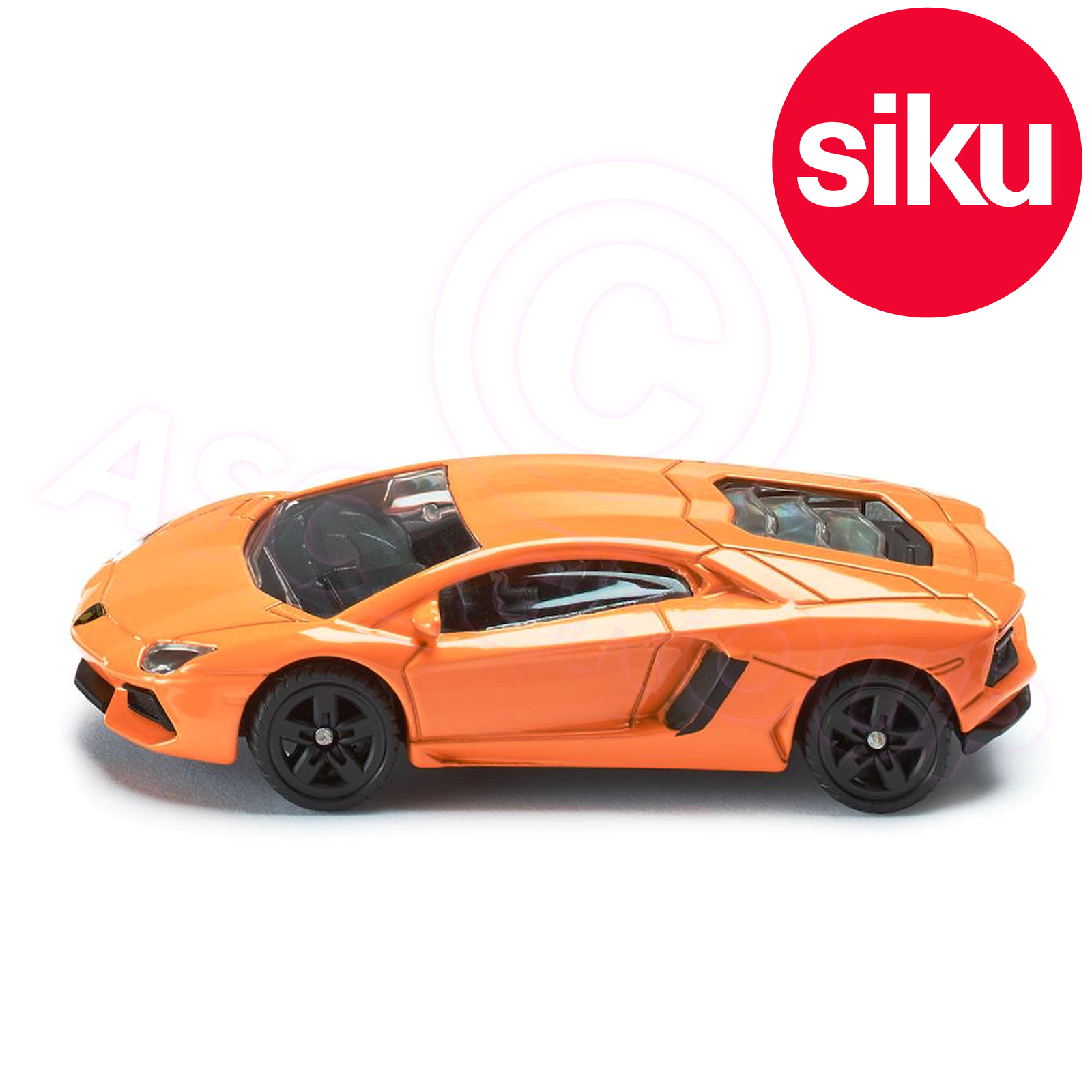 Siku No 1449 Lamborghini Aventador SuperCar in Orange - Dicast