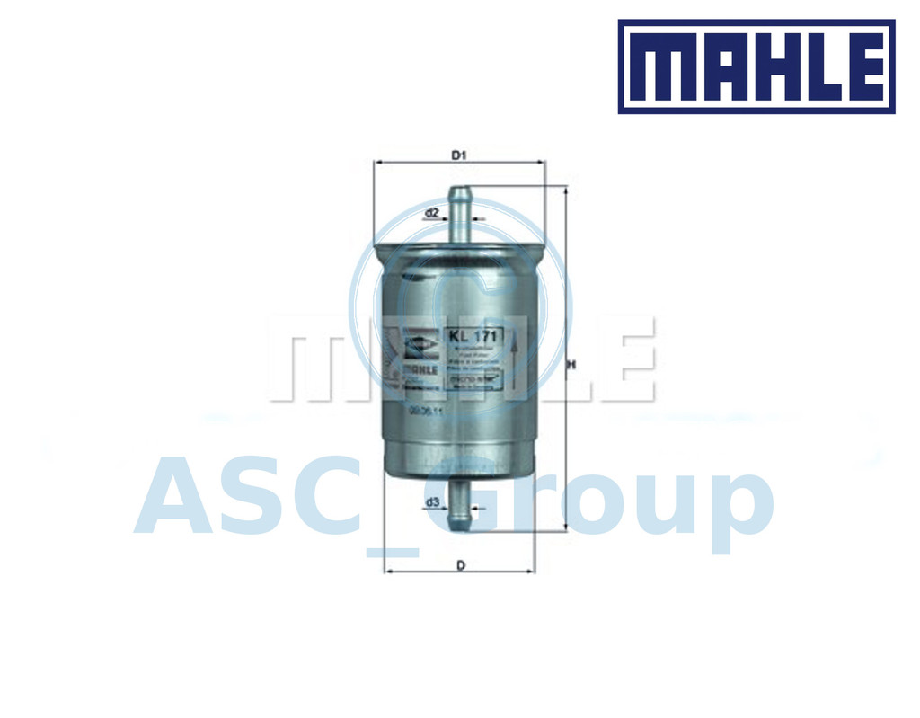10x original mahle Filtro de combustible filtro de tubería universal filtro de gasolina diesel
