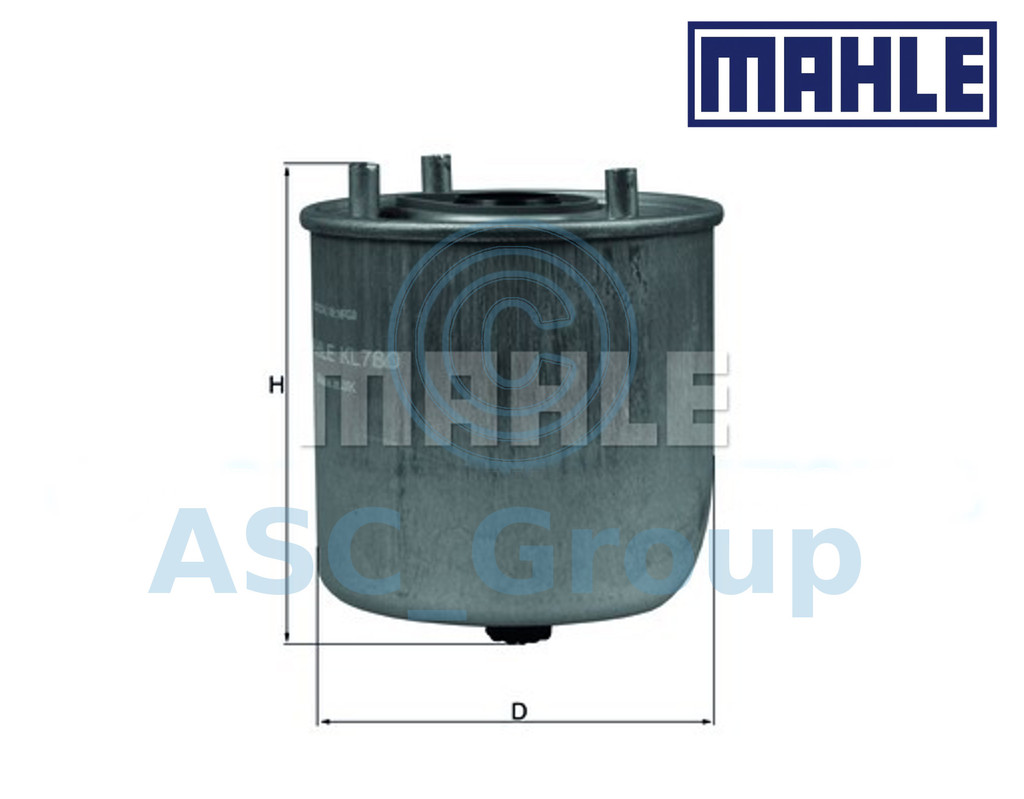 10x original mahle Filtro de combustible filtro de tubería universal filtro de gasolina diesel