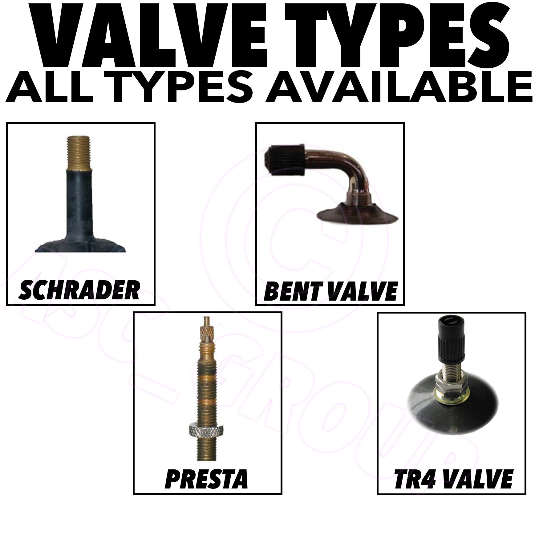 Inner Tubes Different Valve Stems For Bicycles Tyre Bike Inner