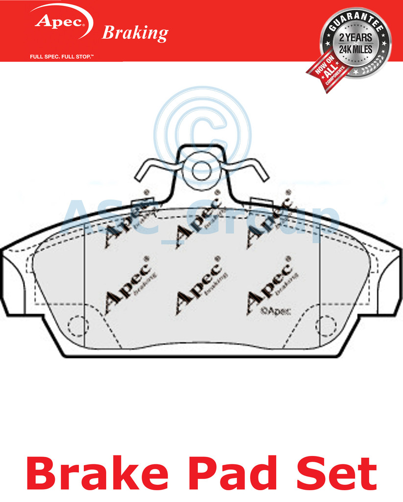 1x OE Quality Replacement Apec Front Axle Brake Pad Set